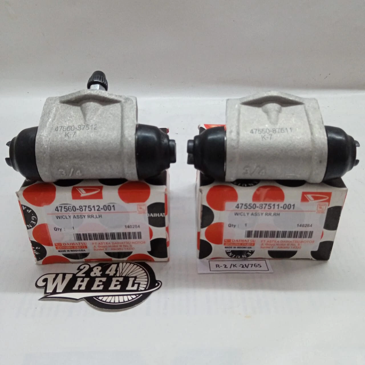 Fits For Daihatsu Hijet S80 S81 S83 Rear Wheel Brake Master Cylinder Set Lh/Rh - Image 2