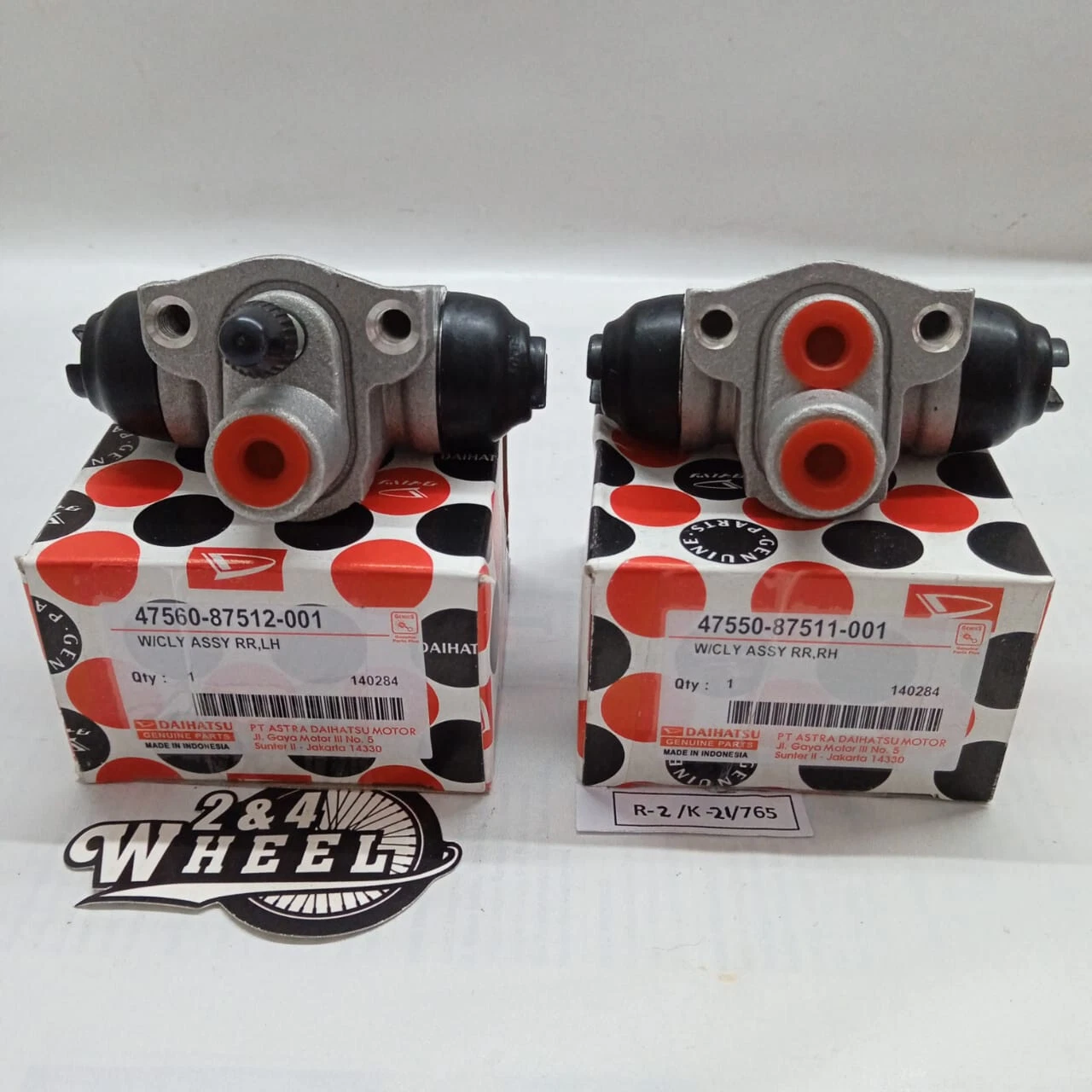 Fits For Daihatsu Hijet S80 S81 S83 Rear Wheel Brake Master Cylinder Set Lh/Rh - Image 3