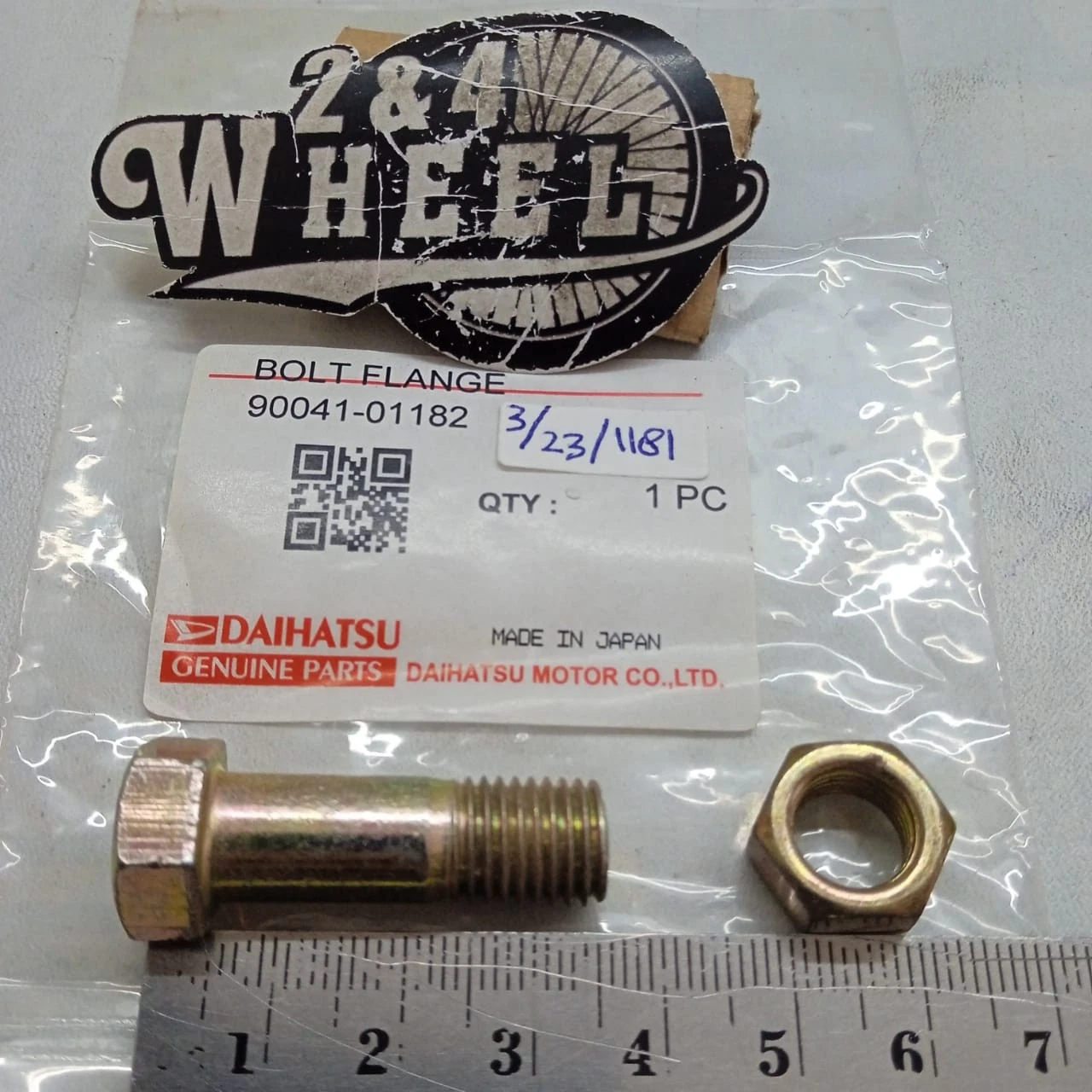 Daihatsu TAFT Rocky Feroza Fourtrak Sportrak Propeller Shaft Bolt Set 4Pcs NEW - Image 3