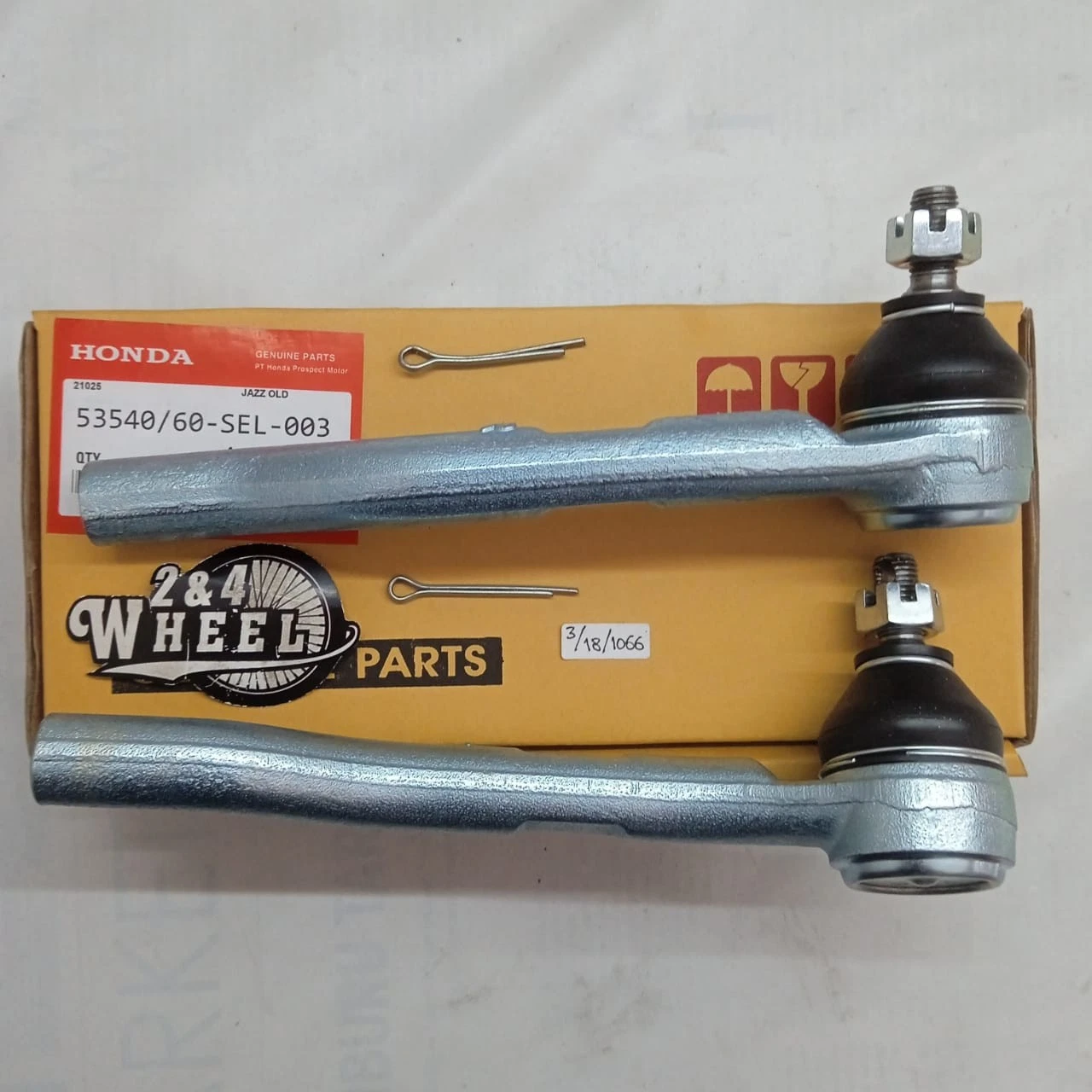For Honda Tie Rod End Set 53540-SEL-003 53560-SEL-003 NEW