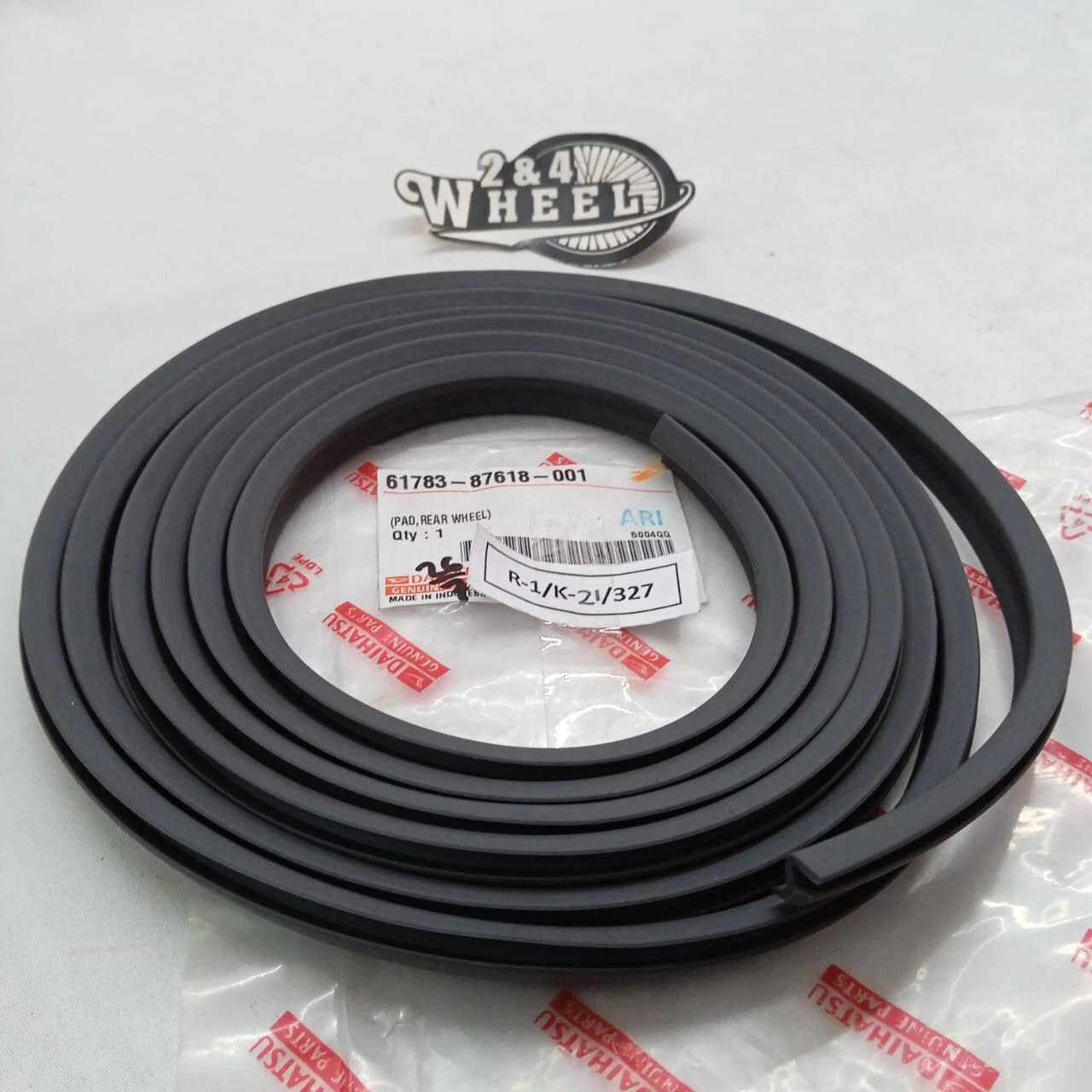 Daihatsu Feroza Rocky Sportrak Fourtrak Fender Pad Rubber 61783-87618-001 NEW - Image 3