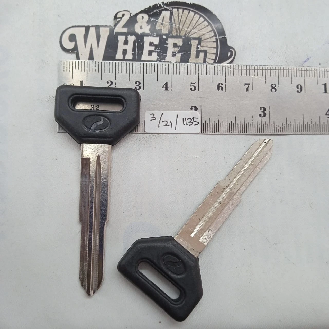 Daihatsu TAFT Feroza Rocky Sportrak Fourtrak Key Blank Uncut 2Pcs NEW - Image 4