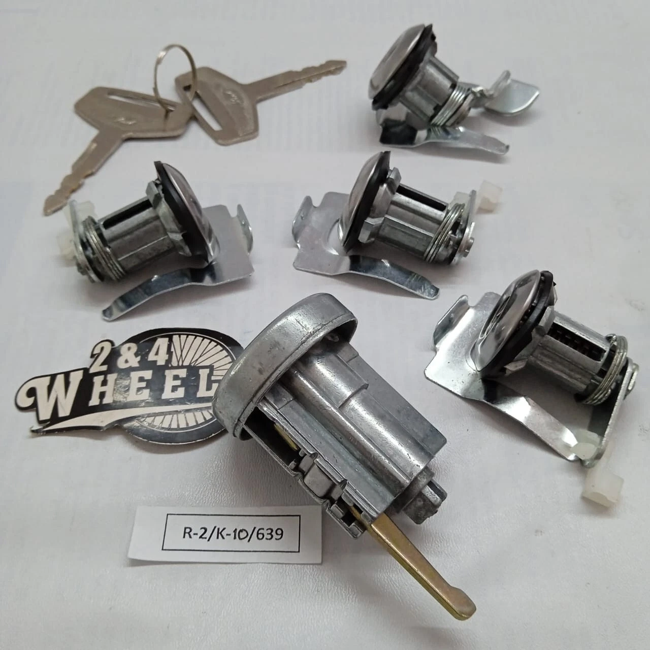 Cylinder Lock Set Keys with Fits For Daihatsu Feroza Rocky Sportrak Fourtrak NEW - Image 3