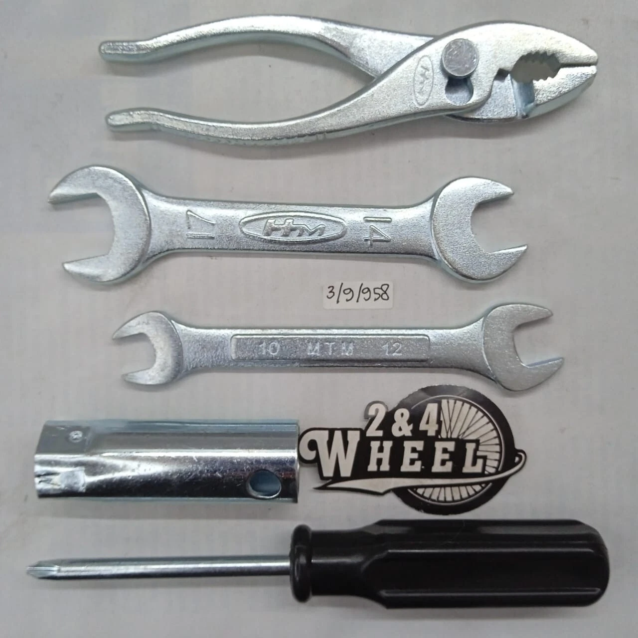 5Pcs Tool Kit with Bag For Honda CT90 CT110 S90 CL90 SL90 ST90 NEW - Image 2