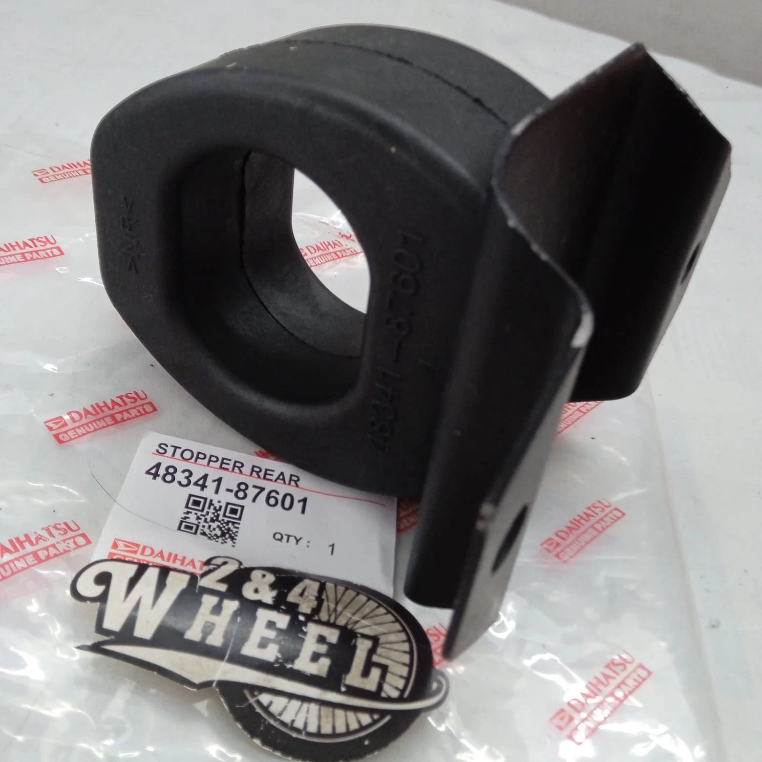 Daihatsu TAFT Feroza Rocky Sportrak Fourtrak Rear Spring Bumper Rubber NEW - Image 2
