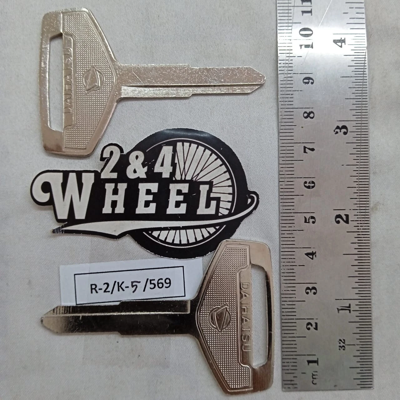 Daihatsu TAFT Rugger Wildscat Feroza Rocky Blank Keys Key Blank 2Pcs NEW - Image 5