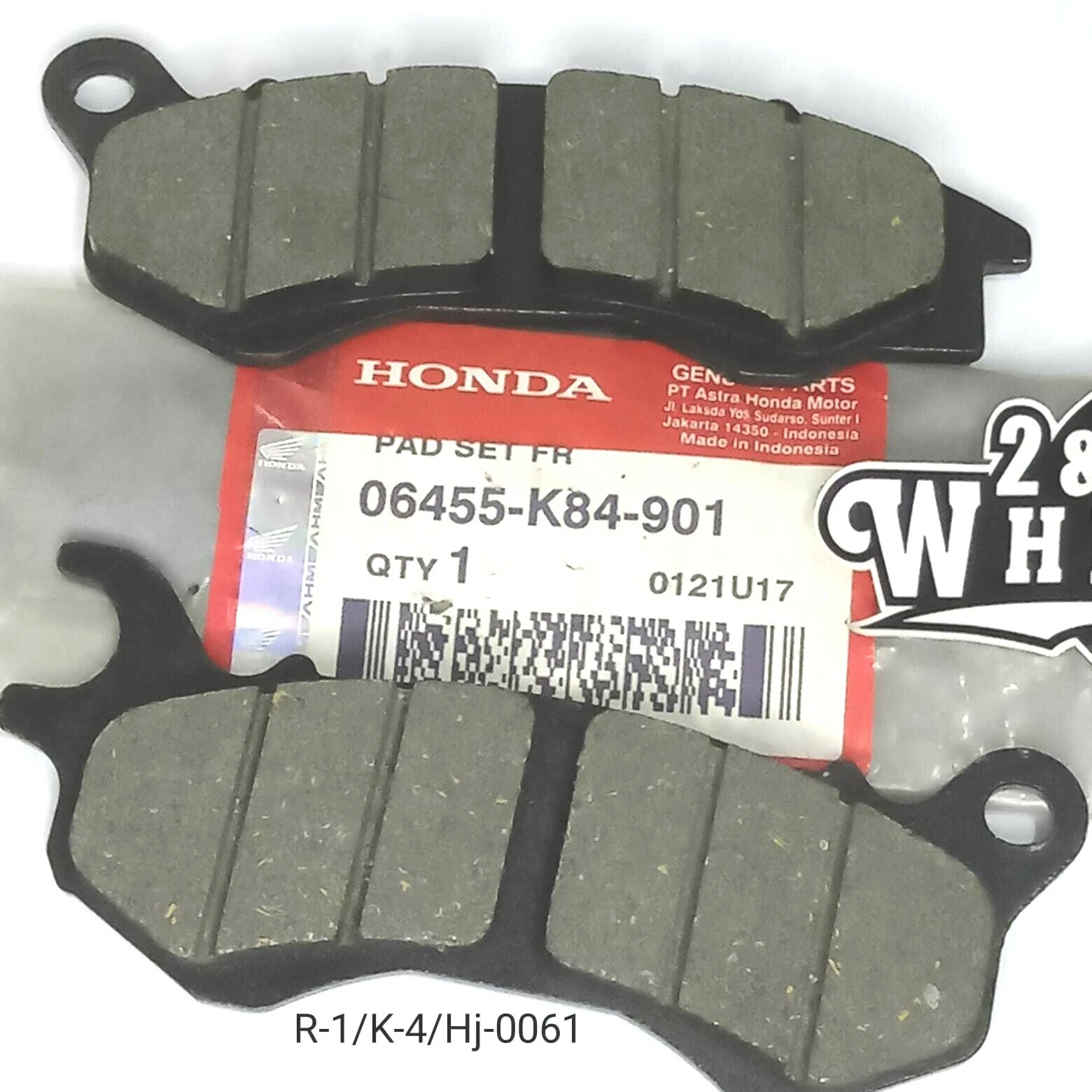 FRONT BRAKE PADS HONDA PCX125 06455-K84-901 NEW - Image 6