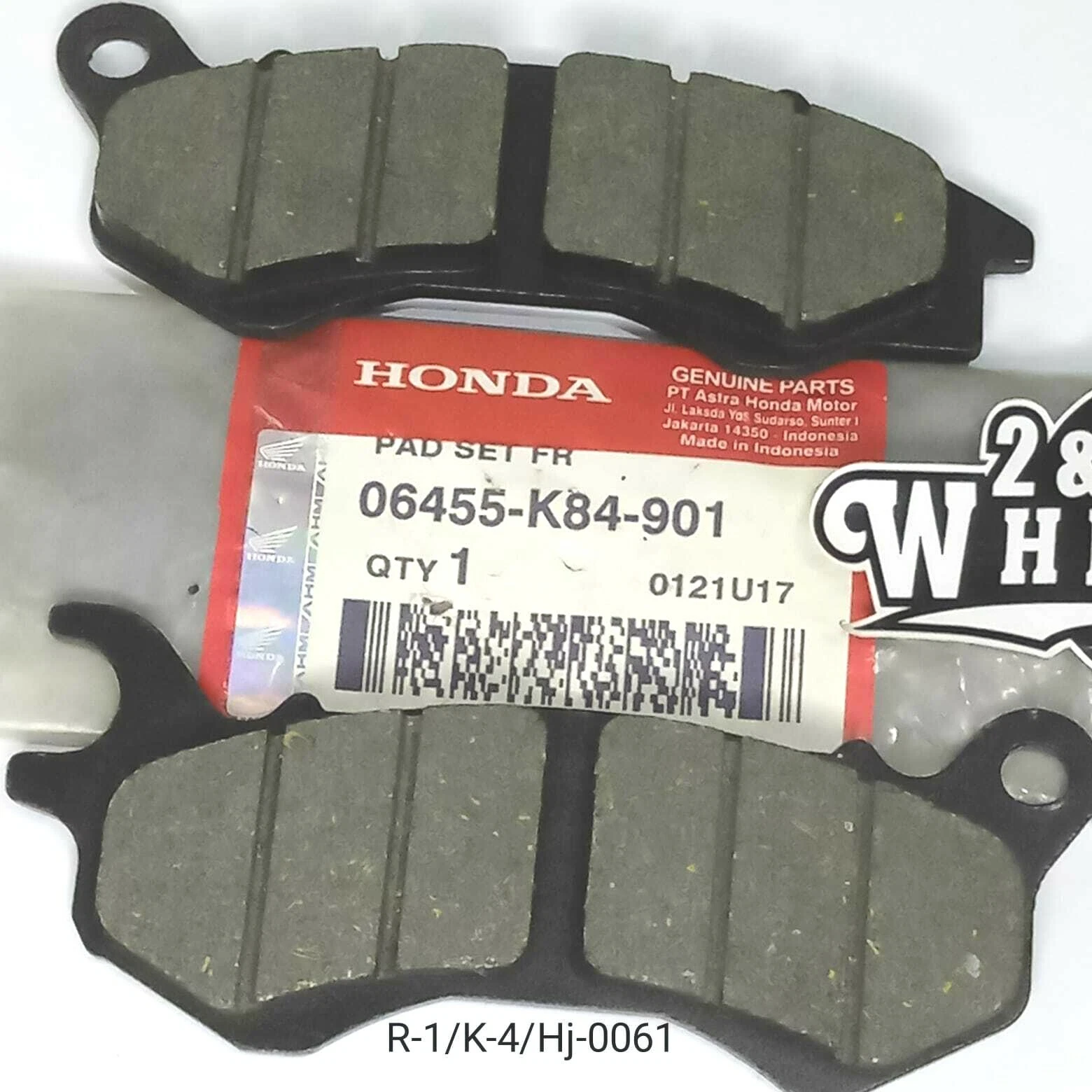FRONT BRAKE PADS HONDA PCX125 06455-K84-901 NEW - Image 7
