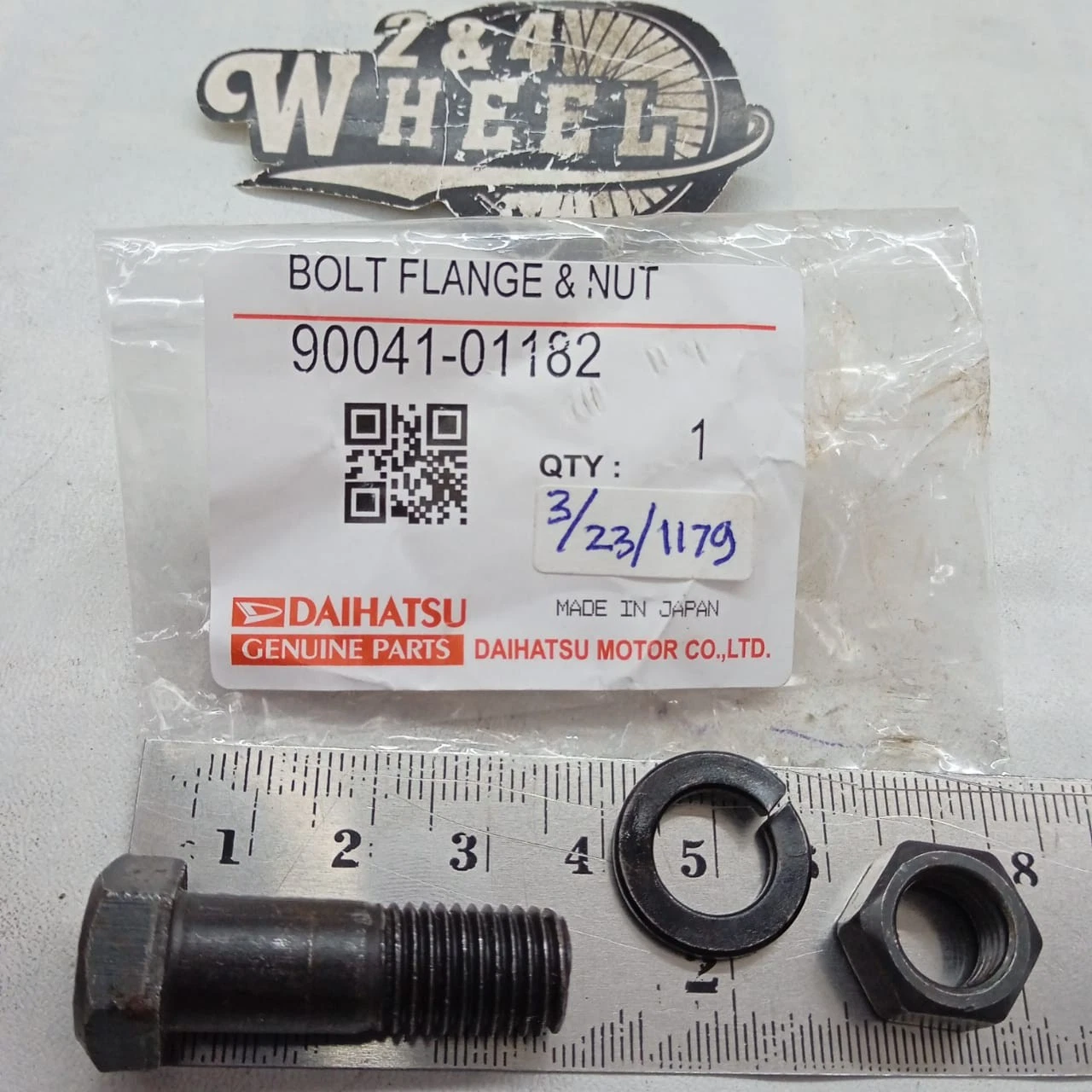 Daihatsu TAFT Rocky Feroza Fourtrak Sportrak Propeller Shaft Bolt Set 4Pcs NEW - Image 3