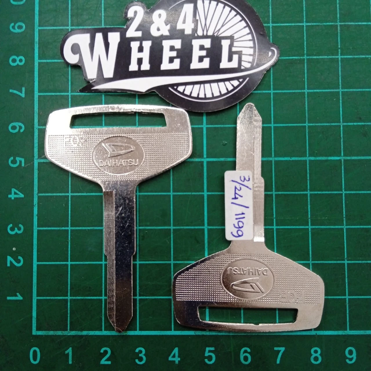 Fits For Daihatsu TAFT Feroza Rocky Fourtrak Sportrak Key Blank 2Pcs NEW - Image 4