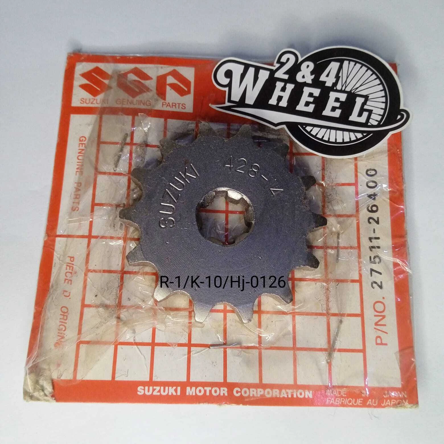 Suzuki RM80 Front Engine Sprocket 14T 27511-26400 NOS