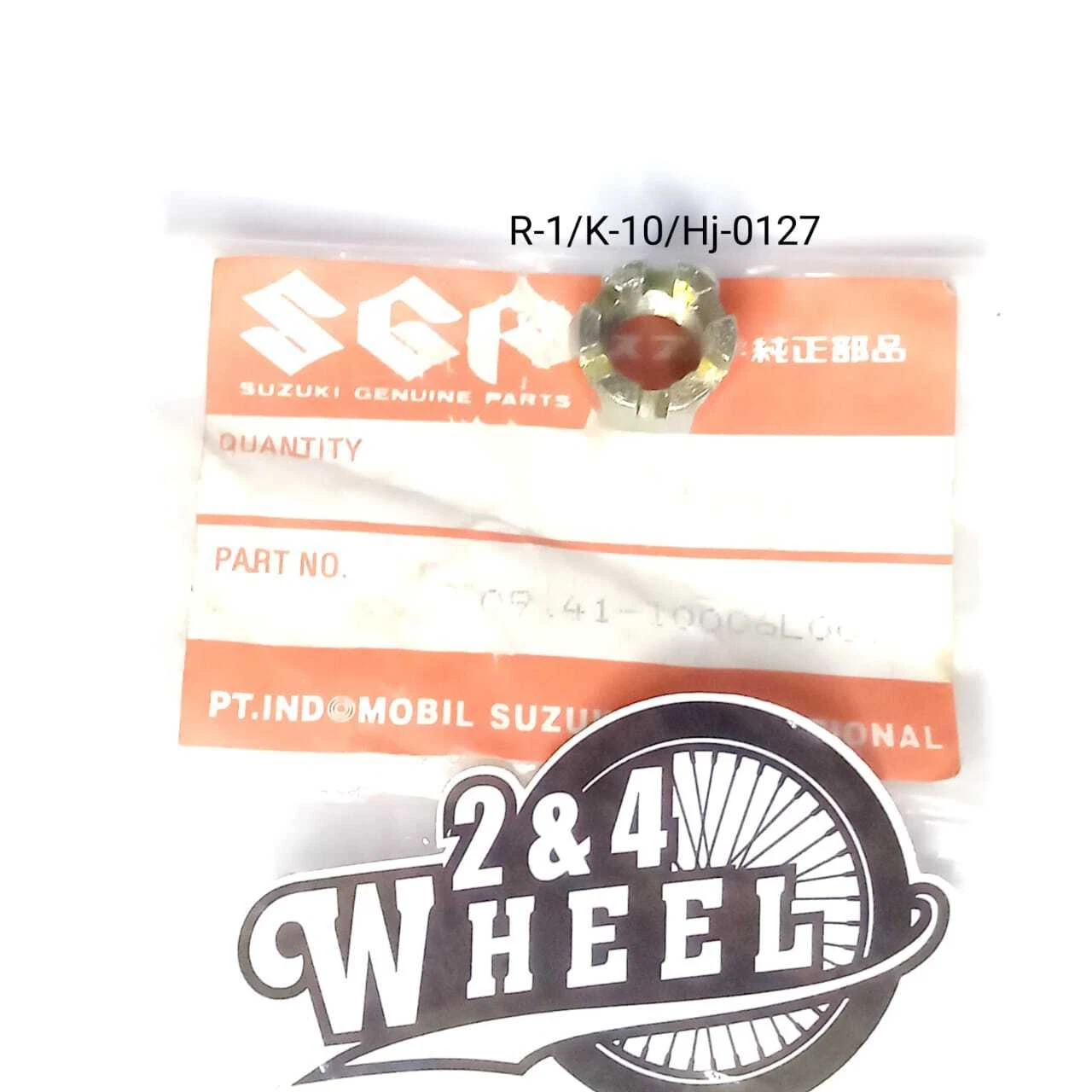 Suzuki Front Wheel Axle Castle Nut 09141-10006L000 0914110006L000 - Image 3