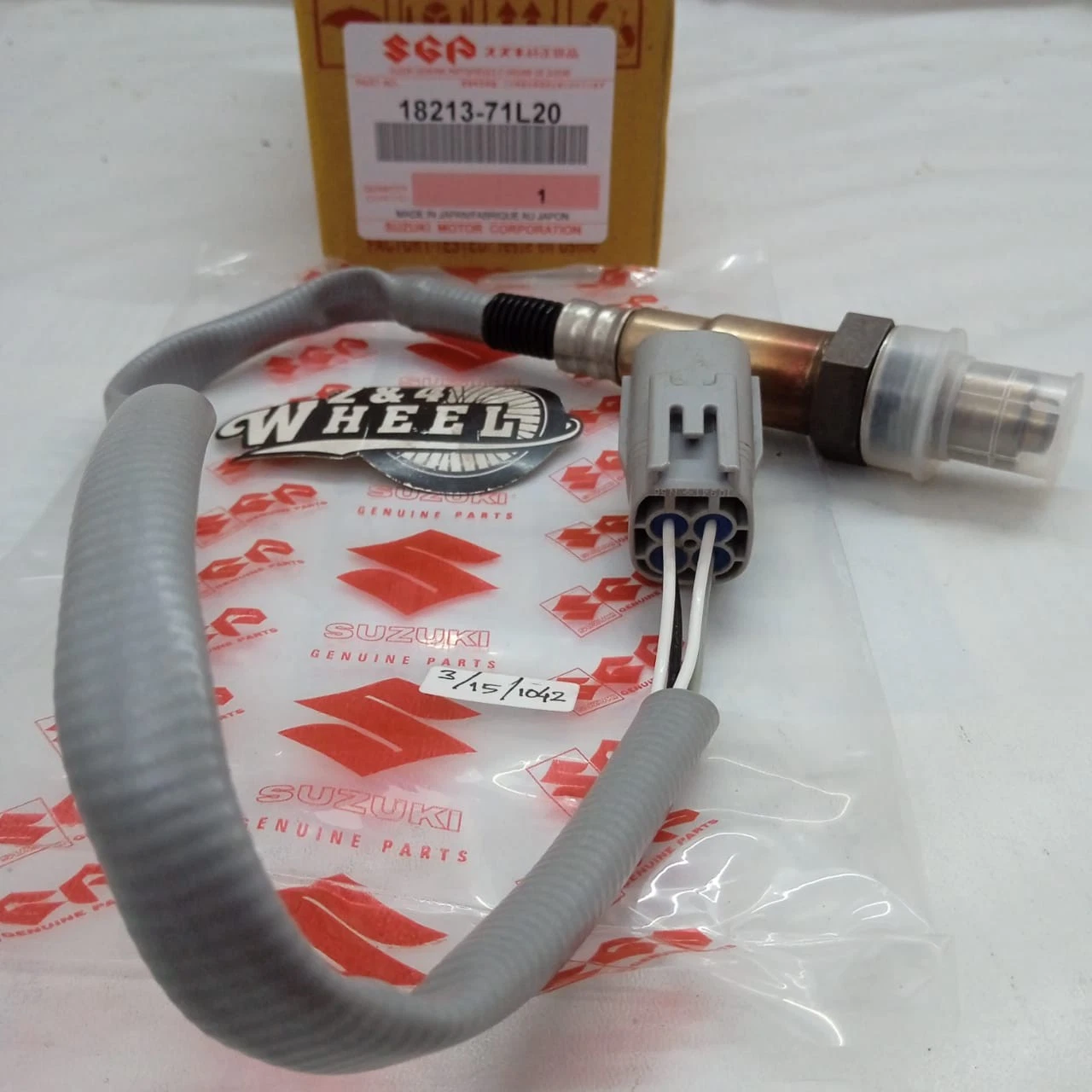 18213-71L20 Fits For Suzuki Sensor Oxygen RR 1821371L20 NEW - Image 2