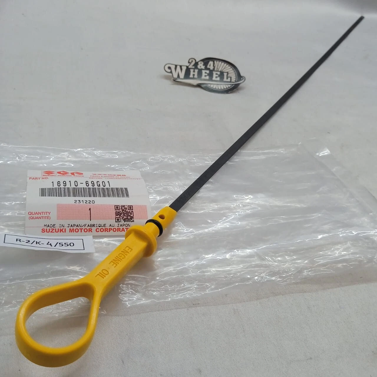 Genuine Oil Level Gauge Dipstick Dip Stick For Suzuki Jimny 1.3 M13 16910-69G01 - Image 3