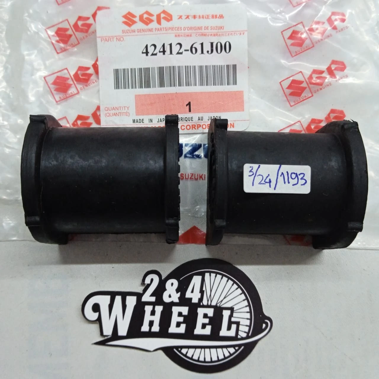 2Pcs Front Bar Mount Bushing Rubber Suzuki APV Carry Super Carry GC415T GC416T