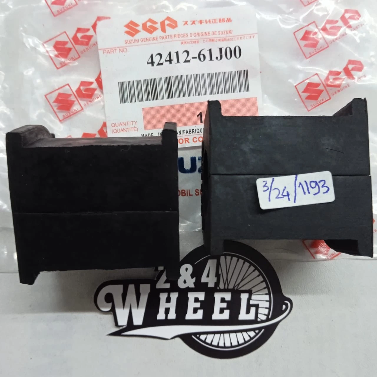 2Pcs Front Bar Mount Bushing Rubber Suzuki APV Carry Super Carry GC415T GC416T - Image 3