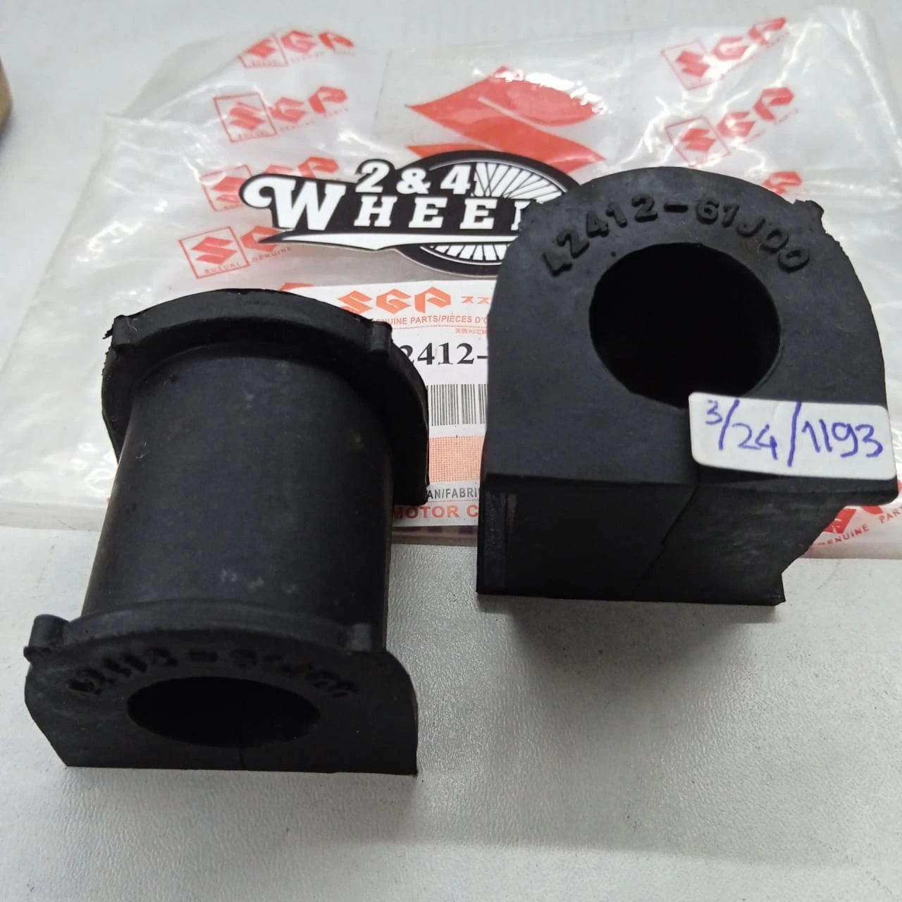 2Pcs Front Bar Mount Bushing Rubber Suzuki APV Carry Super Carry GC415T GC416T - Image 4