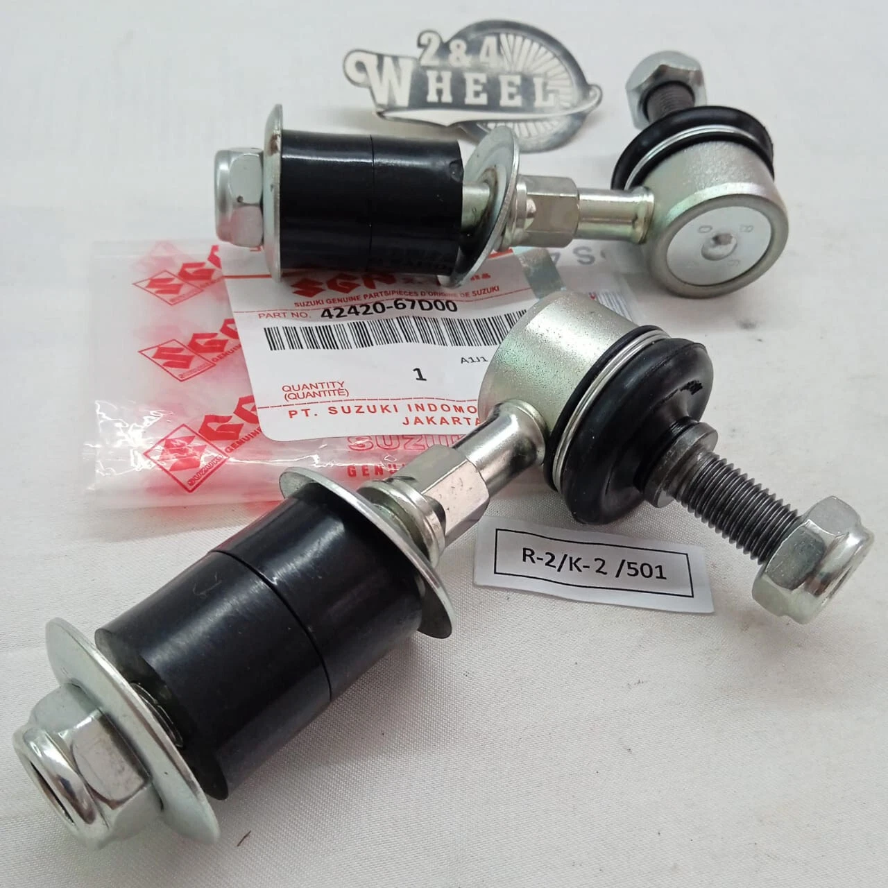 2x Suzuki Vitara Grand Vitara SQ416Q SQ420L SQ420Q SQ625L Joint Stabilizer Ball - Image 4