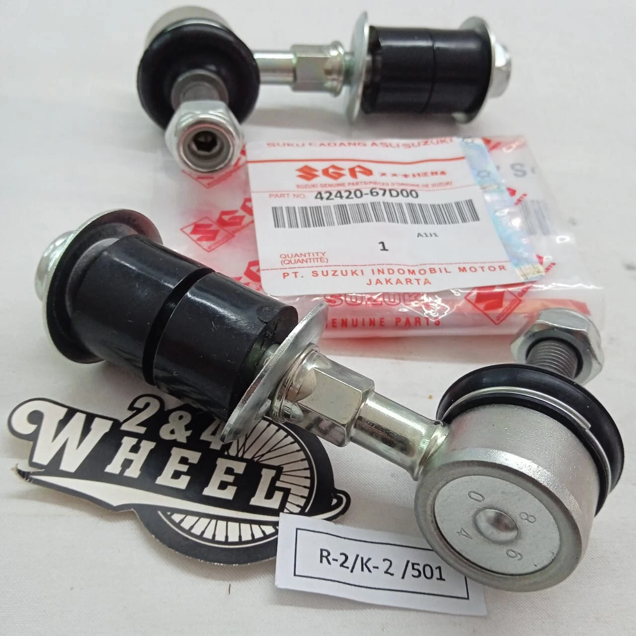 2x Suzuki Vitara Grand Vitara SQ416Q SQ420L SQ420Q SQ625L Joint Stabilizer Ball - Image 5