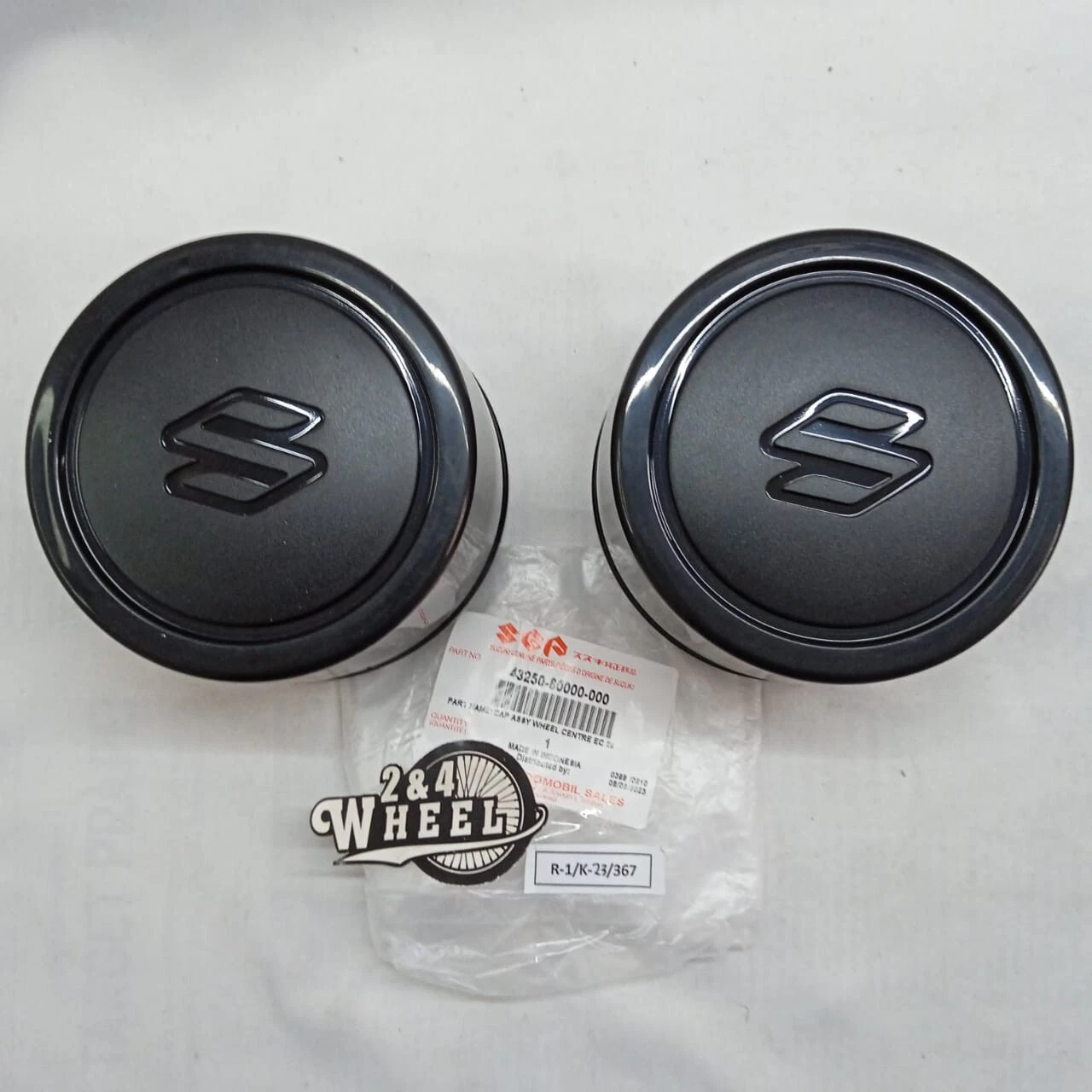 2Pcs Wheel Center Cap Suzuki Jimny Samurai Sidekick Sierra Vitara Escudo GENUINE