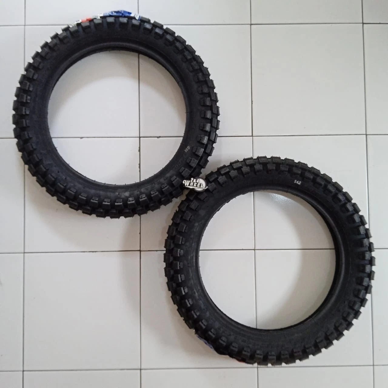 Front and Rear Tire Motorcycle IRC TR 90/90 14 For Honda ST90 Trailsport 90 - Image 2
