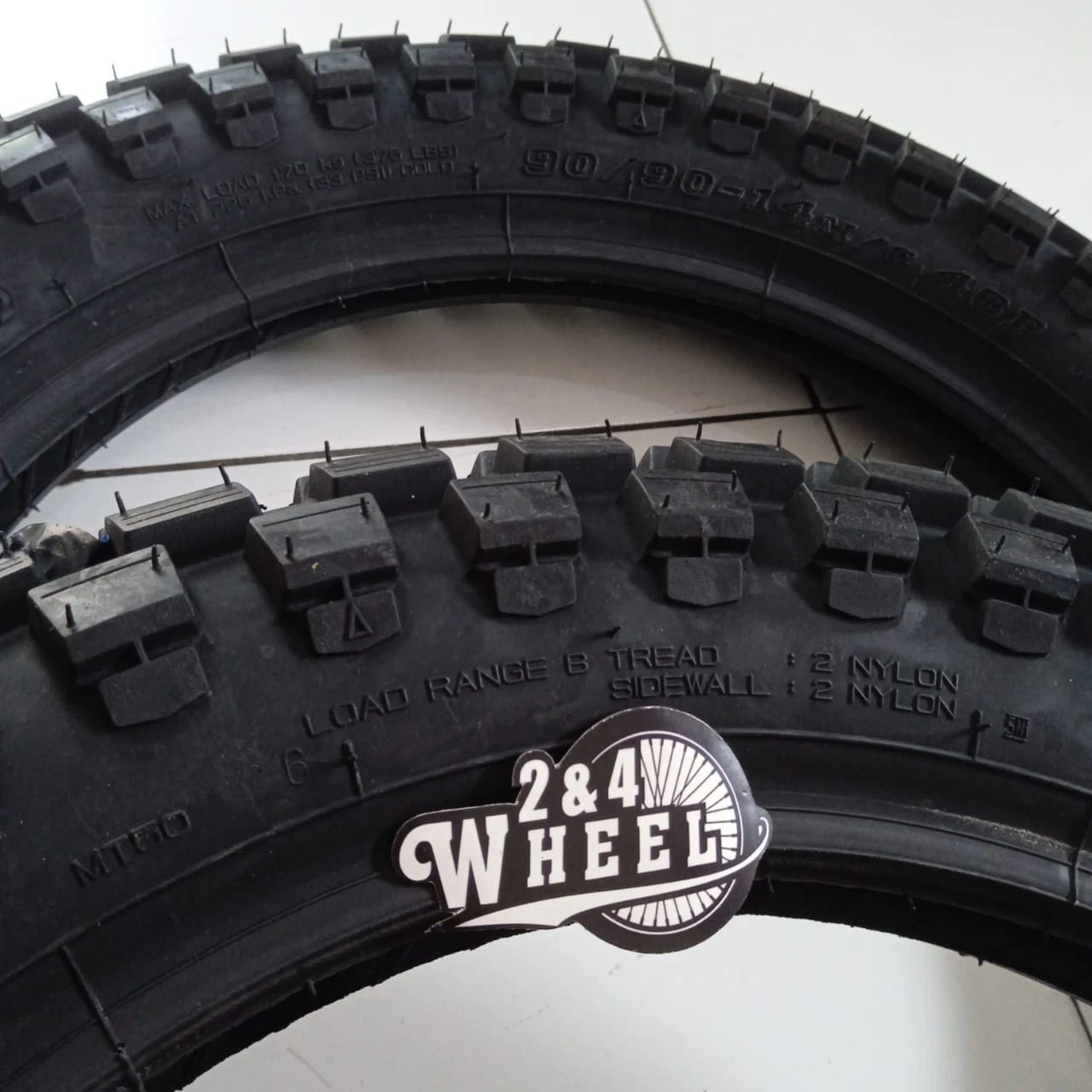 Front and Rear Tire Motorcycle IRC TR 90/90 14 For Honda ST90 Trailsport 90 - Image 3