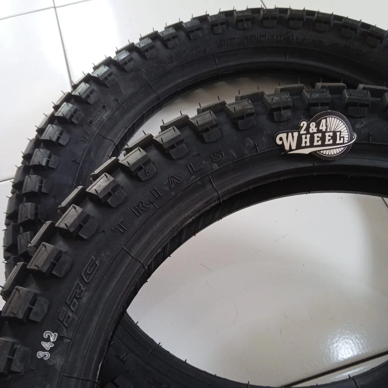 Front and Rear Tire Motorcycle IRC TR 90/90 14 For Honda ST90 Trailsport 90 - Image 4