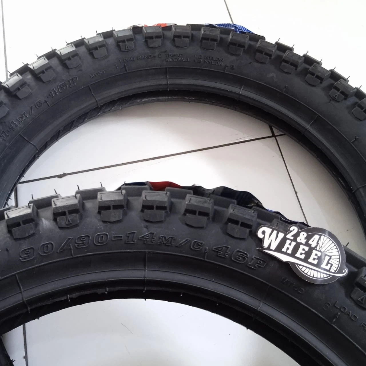 Front and Rear Tire Motorcycle IRC TR 90/90 14 For Honda ST90 Trailsport 90 - Image 5
