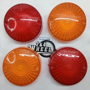 Suzuki LJ50 LJ80 Turn Signal Lens Red and Orange Set Of 4 Pcs NOS