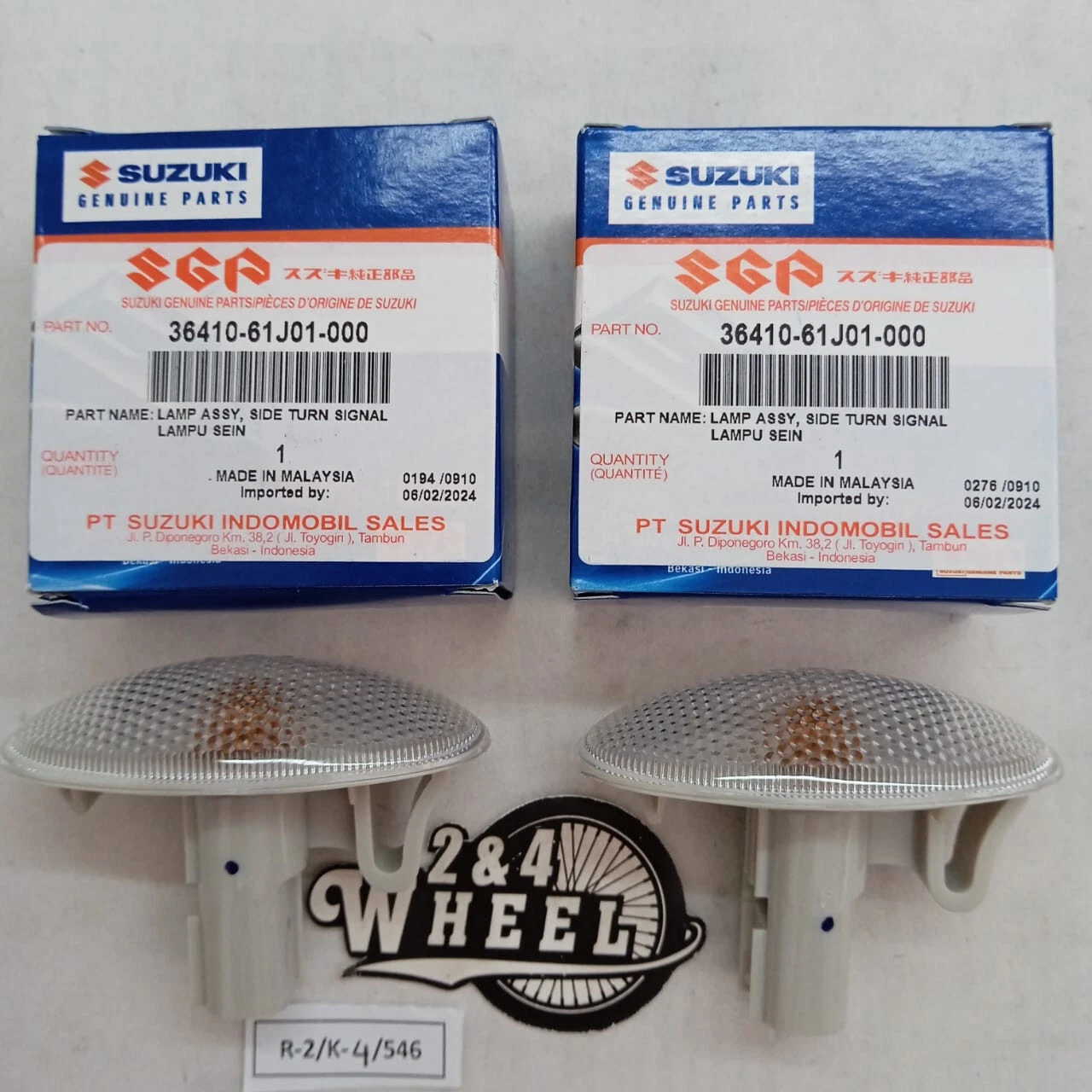 Suzuki Grand Vitara Swift SX4 APV Side Marker Turn Signal Lamp 36410-61J01 1Pair - Image 3