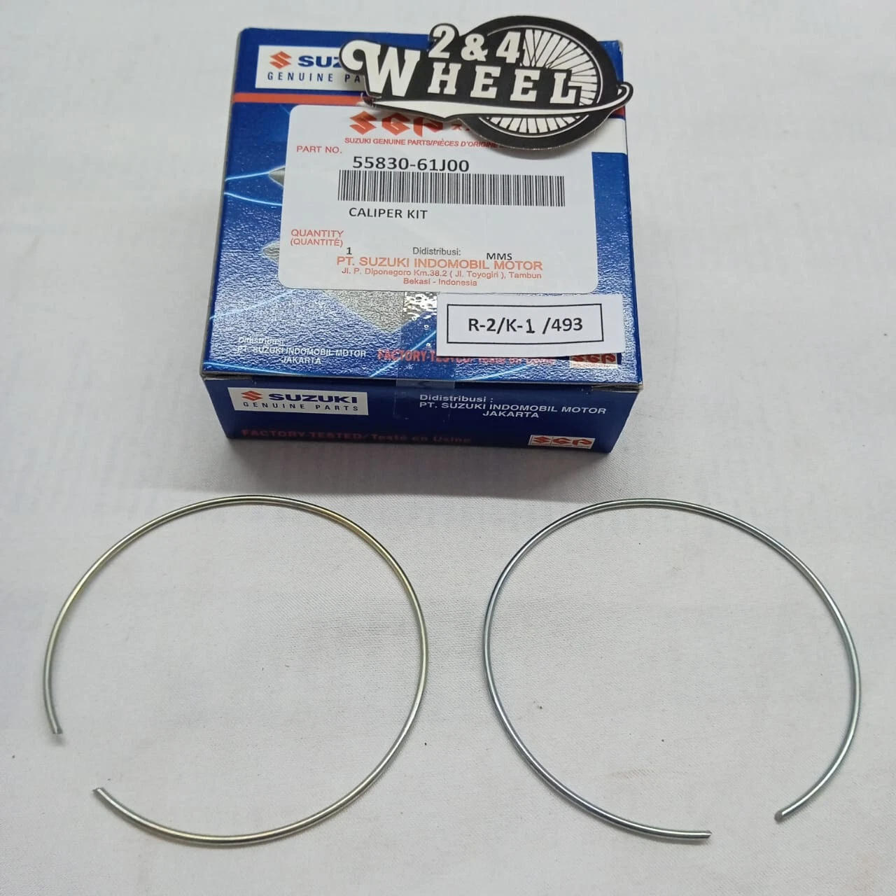 Suzuki APV Carry Super Carrry front Wheel Brake Caliper Seals Kit 55830-61J00 - Image 3