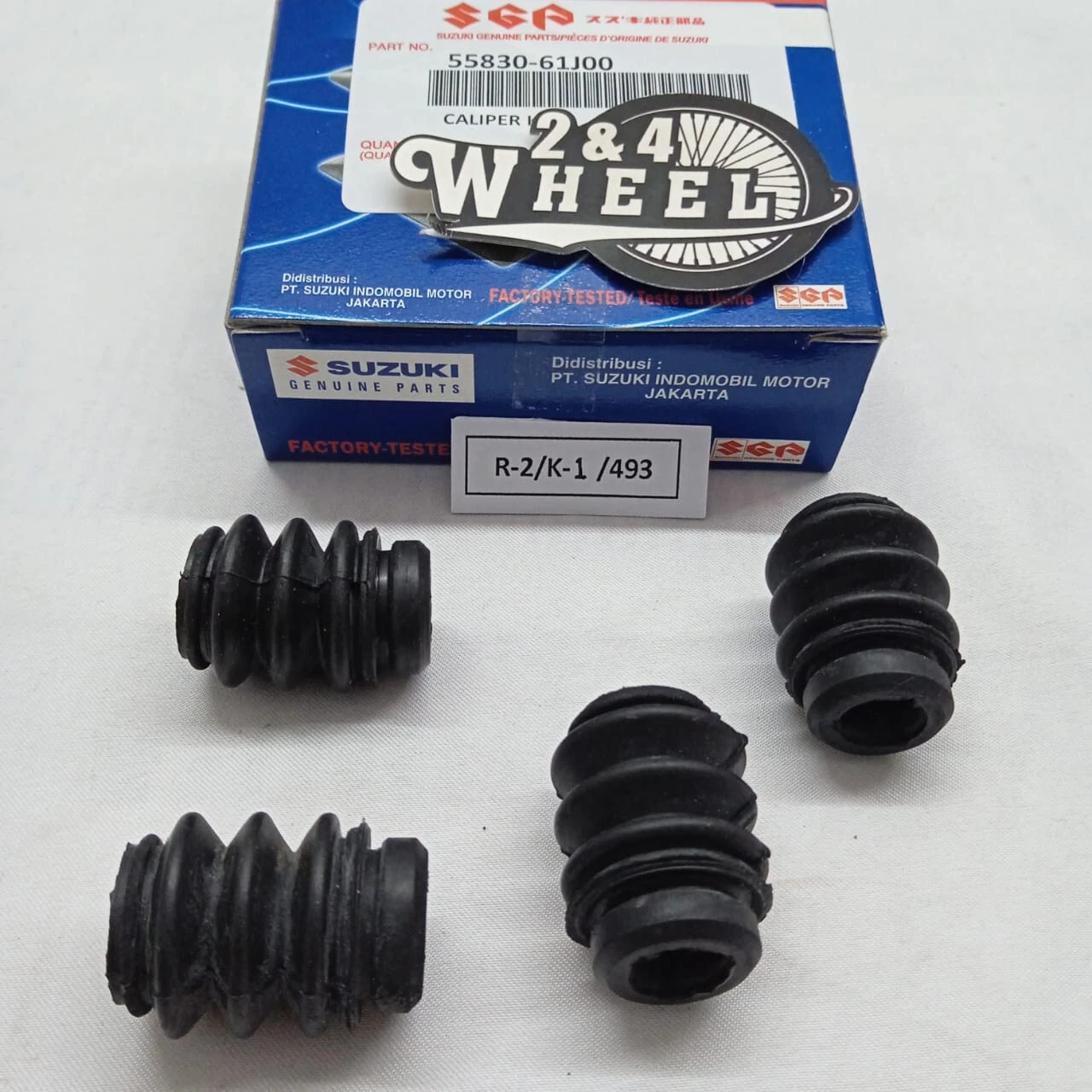 Suzuki APV Carry Super Carrry front Wheel Brake Caliper Seals Kit 55830-61J00 - Image 4
