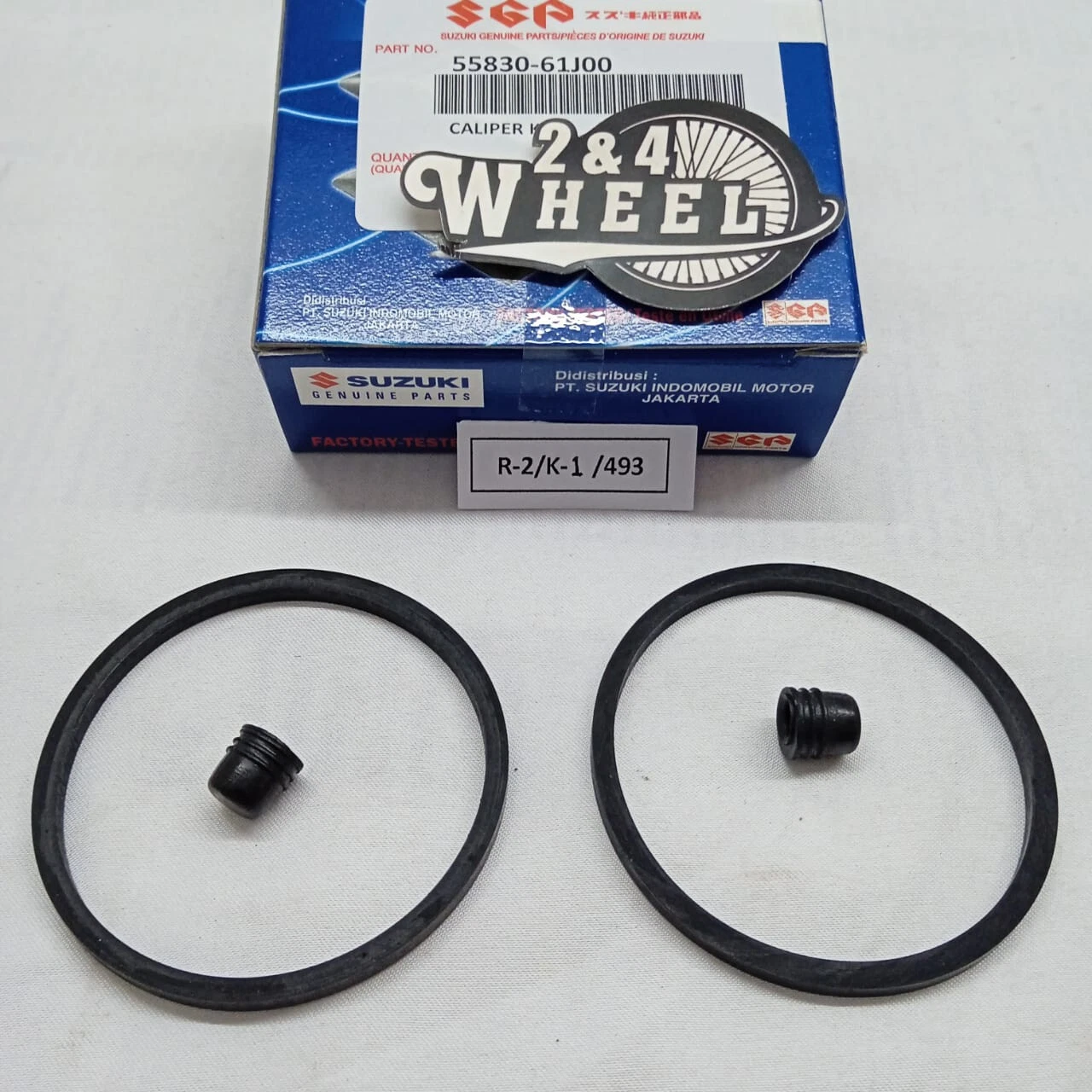 Suzuki APV Carry Super Carrry front Wheel Brake Caliper Seals Kit 55830-61J00 - Image 5
