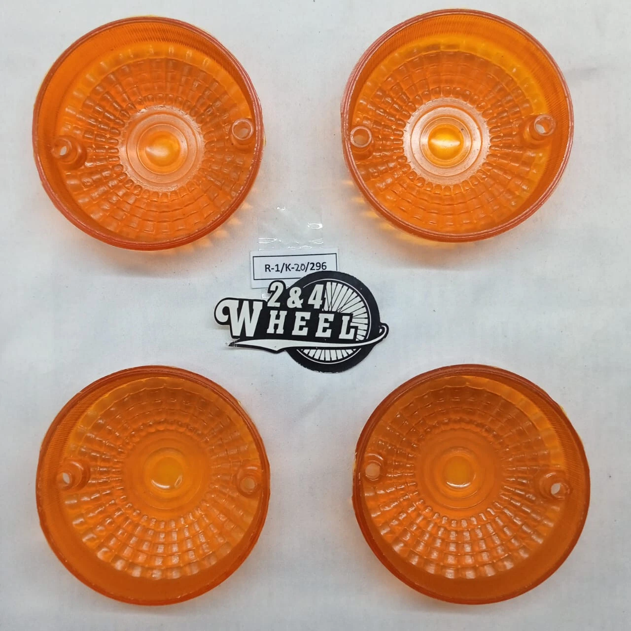 Suzuki LJ50 LJ80 Turn Signal Lens Set Of 4 Pcs NOS - Image 2