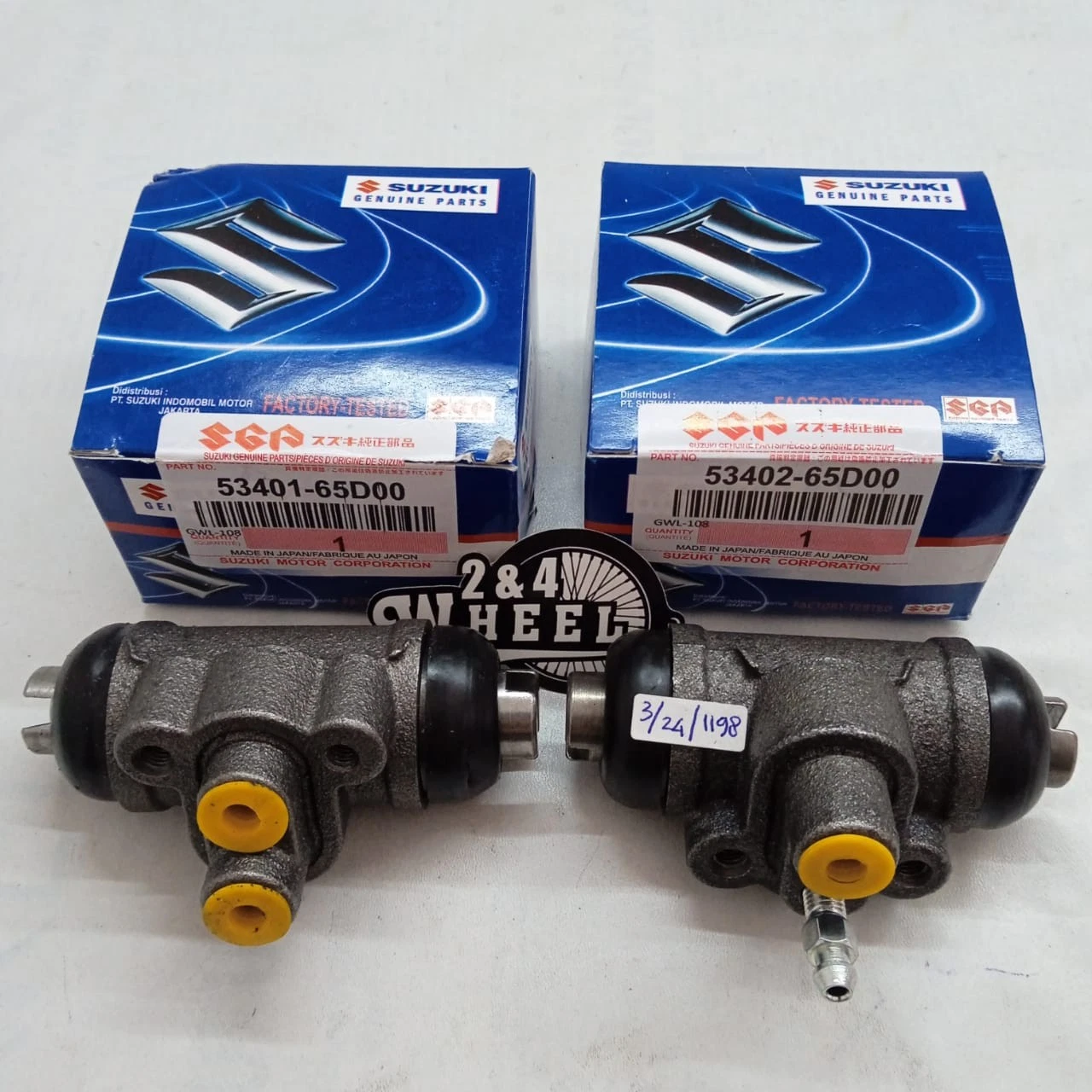 Suzuki APV Carry Super Carry Escudo GC415 GC416 Rear Wheel Cylinder Brake Set LR