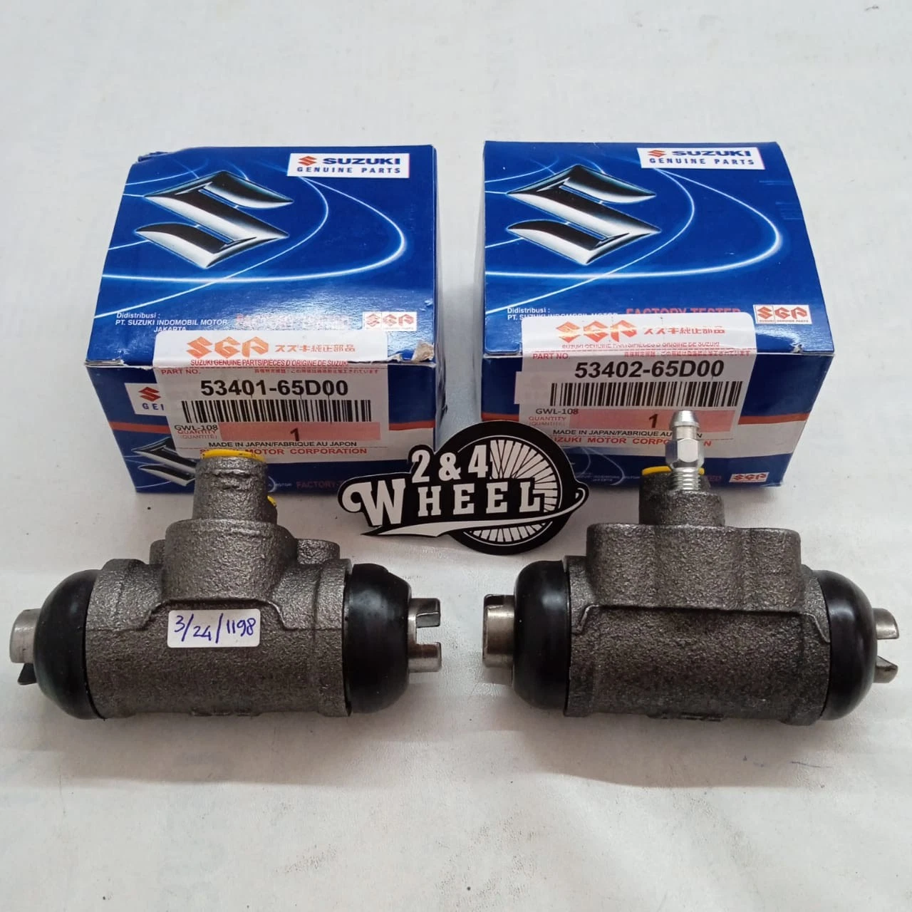 Suzuki APV Carry Super Carry Escudo GC415 GC416 Rear Wheel Cylinder Brake Set LR - Image 2