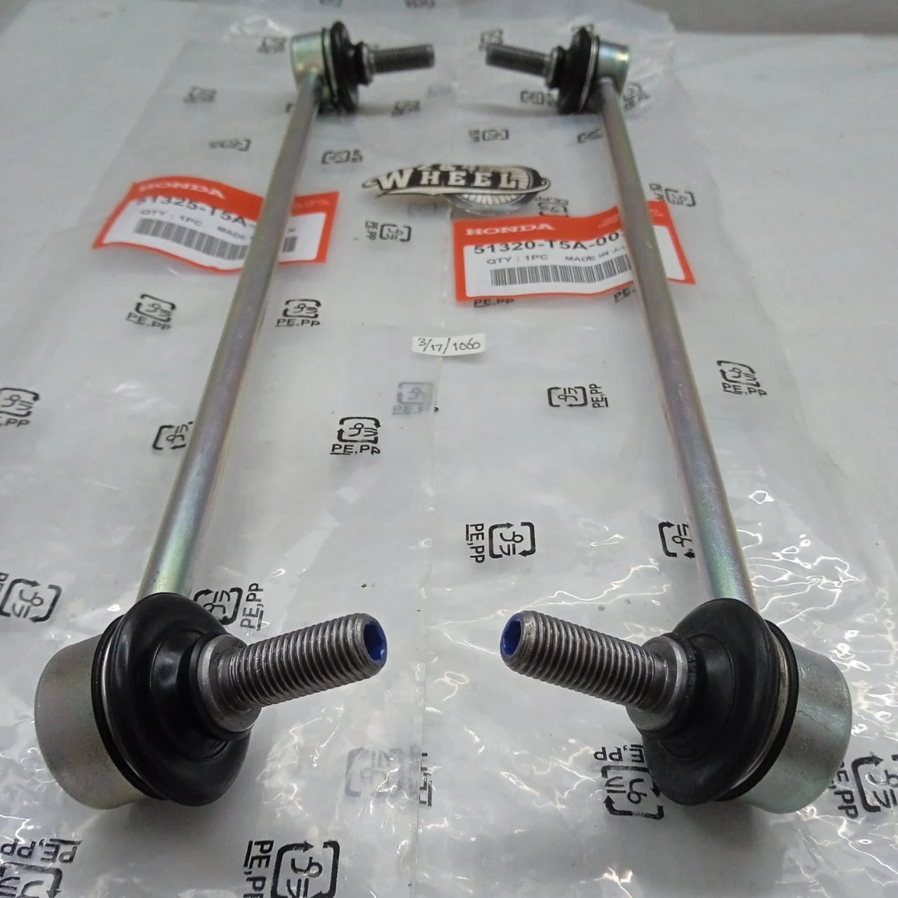 Honda 51320-T5A-003 / 51325-T5A-003 Passenger Front Sway Bar Link NEW - Image 2