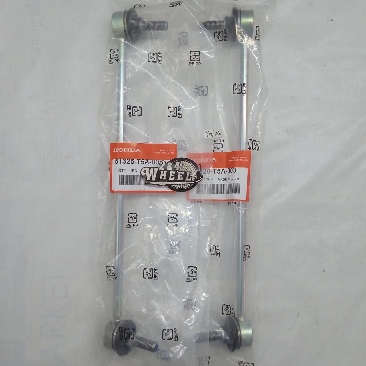 Honda 51320-T5A-003 / 51325-T5A-003 Passenger Front Sway Bar Link NEW - Image 6