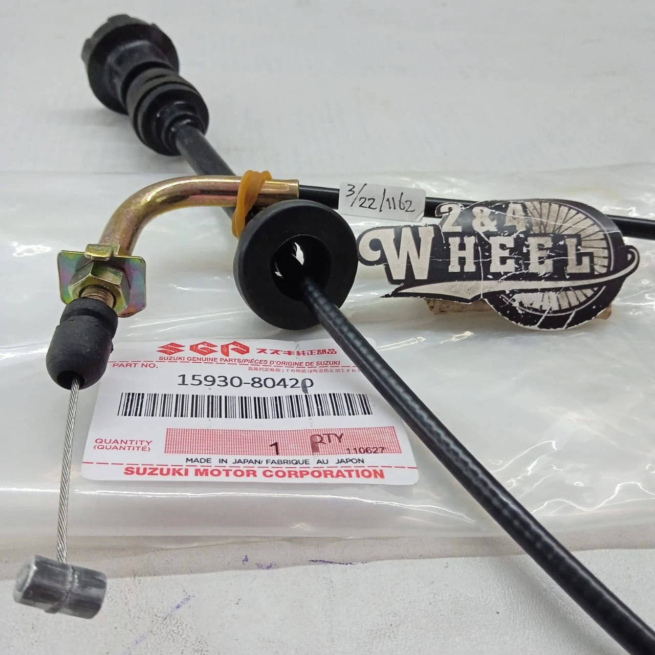 Choke Cable Assy Fit For Suzuki Jimny SJ410 Samurai 15930-80420 NEW - Image 4