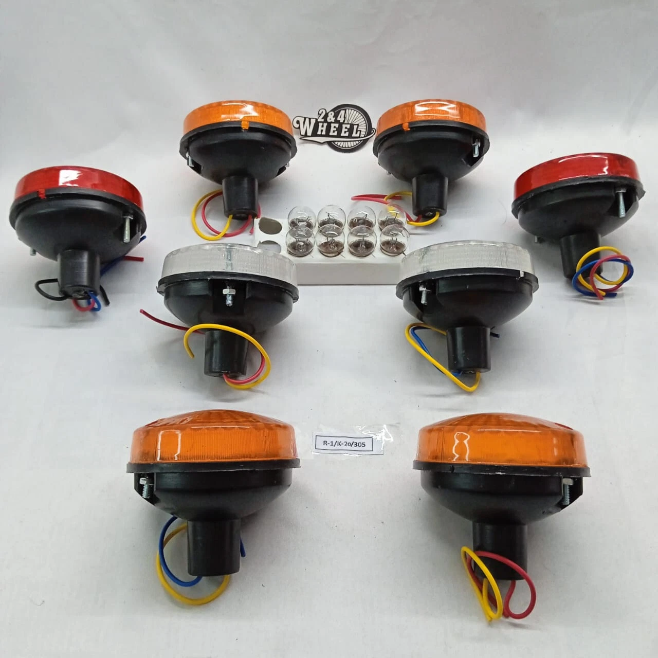 Suzuki LJ50 LJ80 Front Rear Indocator Turn Signal Light Set Of 8 Pcs FREE BULB - Image 2