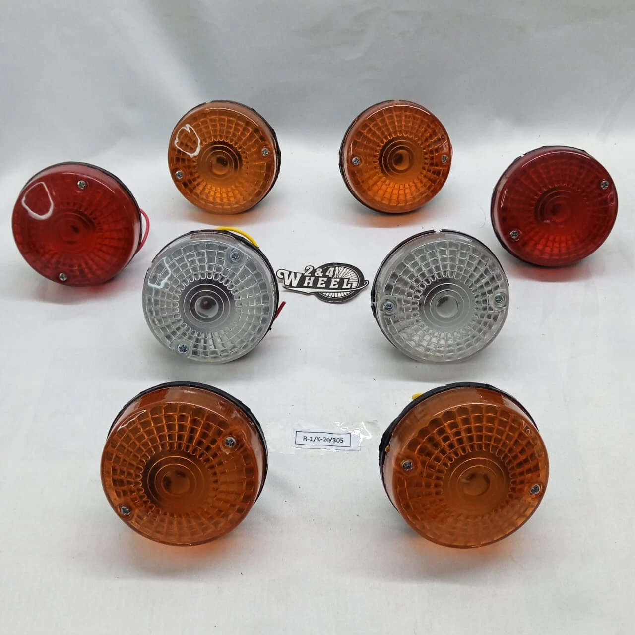 Suzuki LJ50 LJ80 Front Rear Indocator Turn Signal Light Set Of 8 Pcs FREE BULB - Image 3