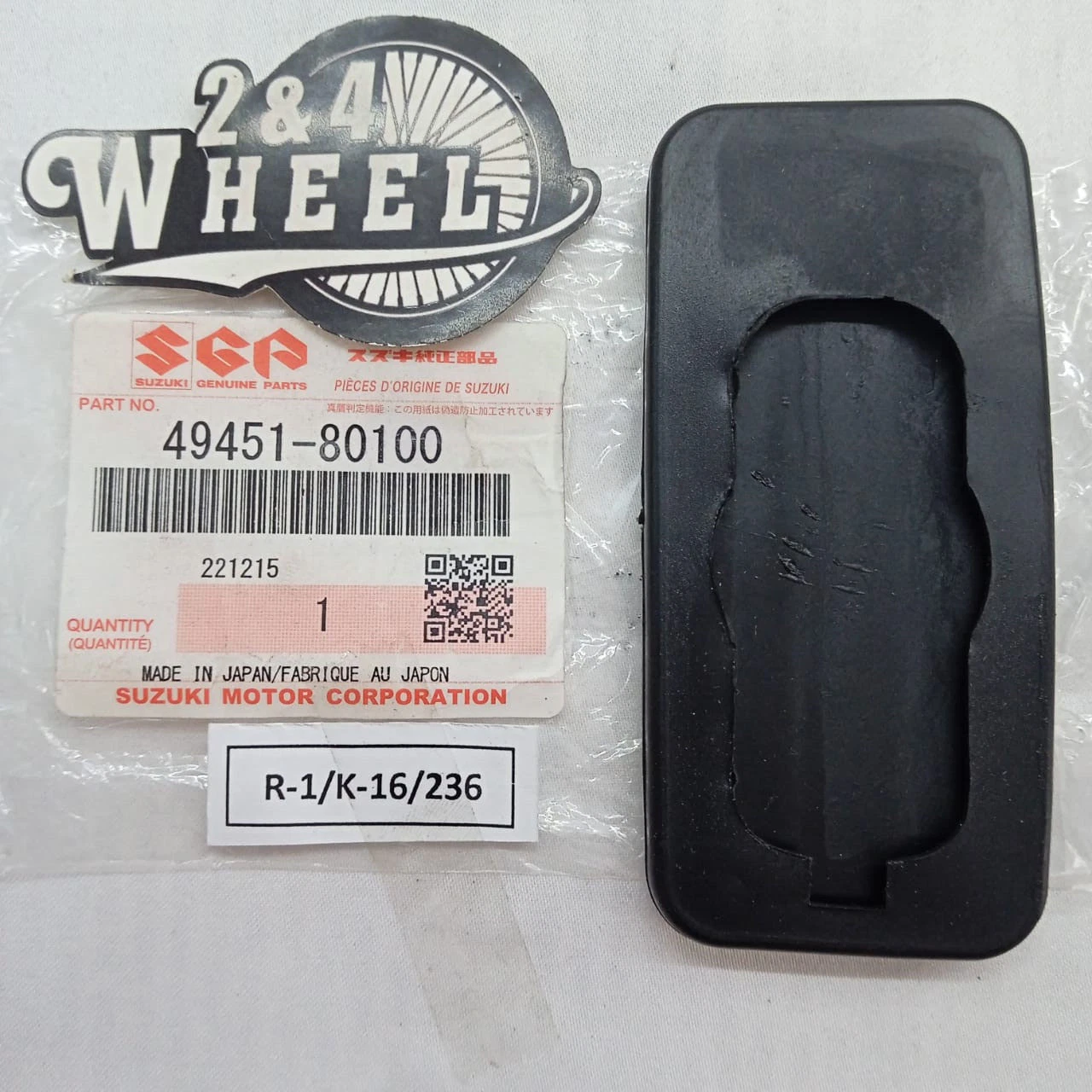Suzuki Jimny Vitara Escudo Sidekick Accelerator Pedal Pads 49451-80100 NEW - Image 3