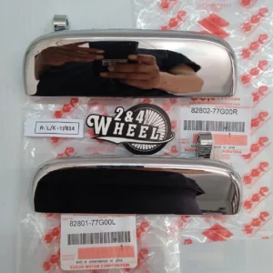 1Pair Door Outer Handle Left and Right Chrome For Suzuki Carry APV