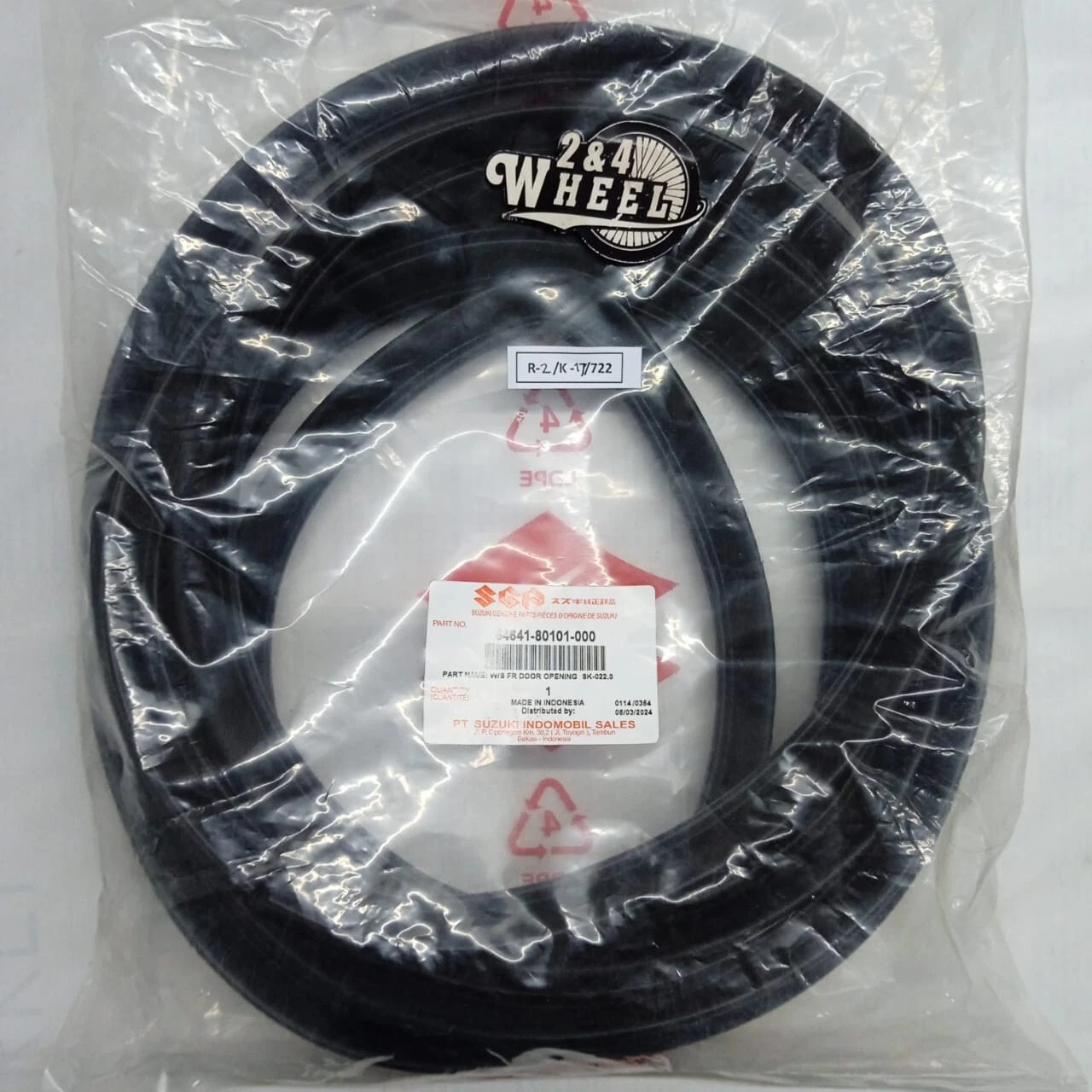 Fits Suzuki SJ410 SJ413 Samurai Front Door Weatherstrip Rubber Seal 1Pair Lh/Rh - Image 3