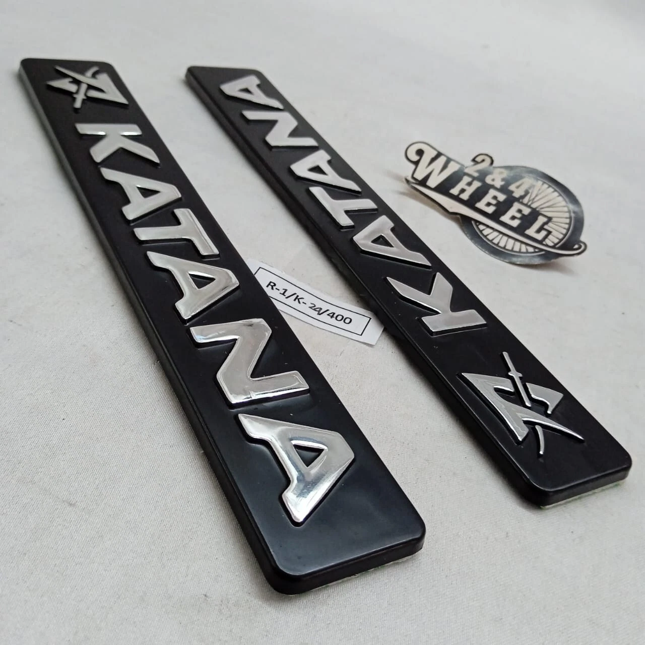 2Pcs Front Fender Badge Emblem Suzuki Jimny Samurai SJ410 SJ413 SET NEW - Image 4