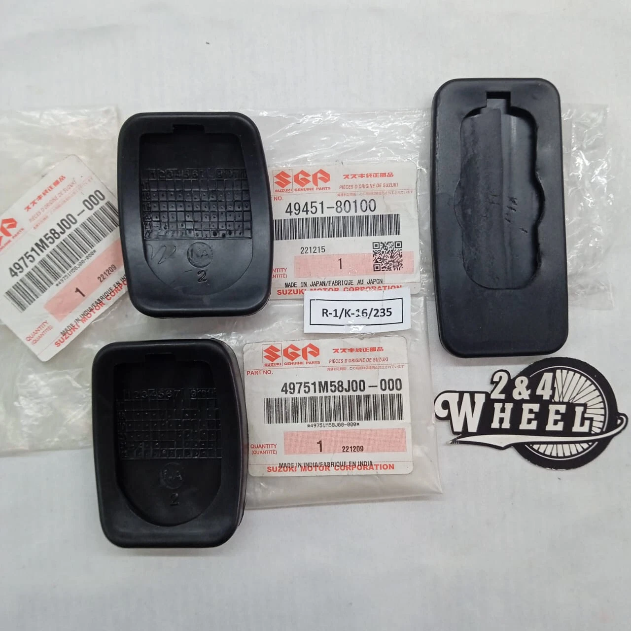 Suzuki Vitara Jimny Sidekick Escudo Accelerator Brake Clutch Pedal Set GENUINE - Image 2