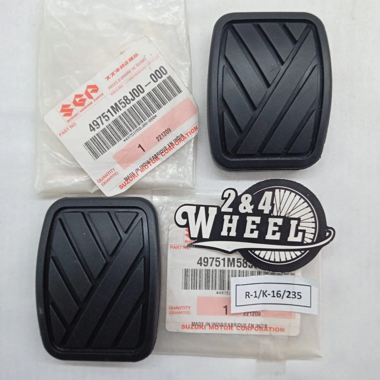 Suzuki Vitara Jimny Sidekick Escudo Accelerator Brake Clutch Pedal Set GENUINE - Image 3