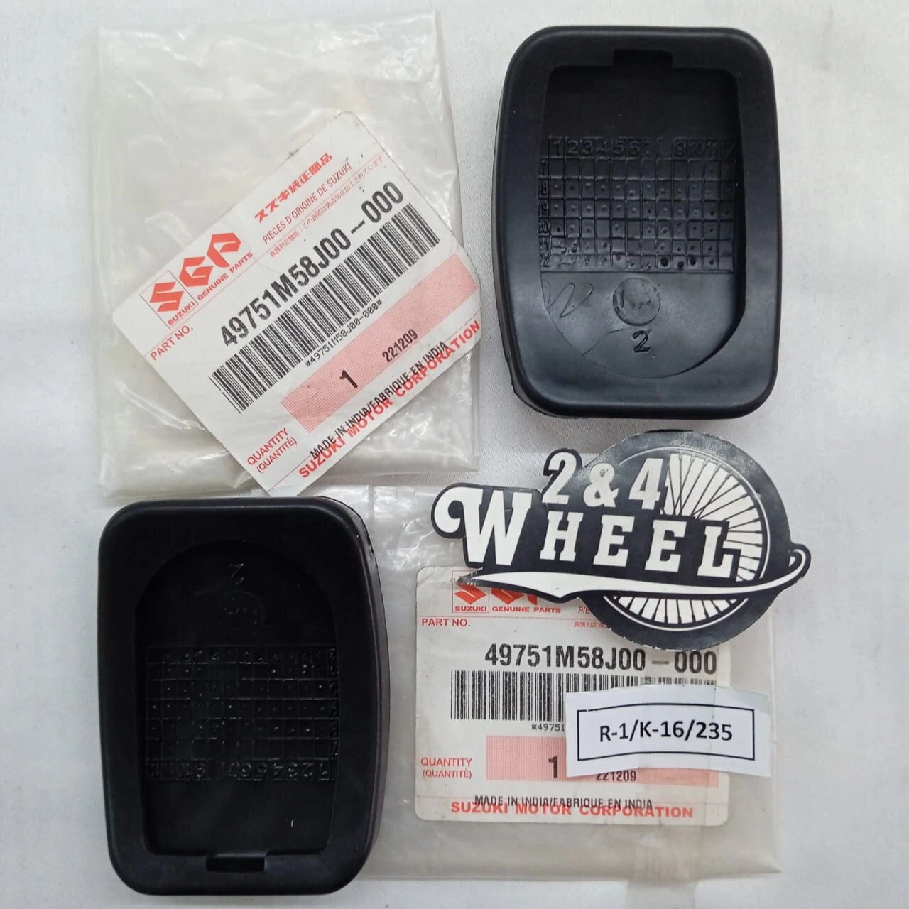 Suzuki Vitara Jimny Sidekick Escudo Accelerator Brake Clutch Pedal Set GENUINE - Image 4