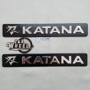 Suzuki Jimny Samurai Sierra SJ410 SJ413 Front Fender Badge Emblem Katana Set NEW