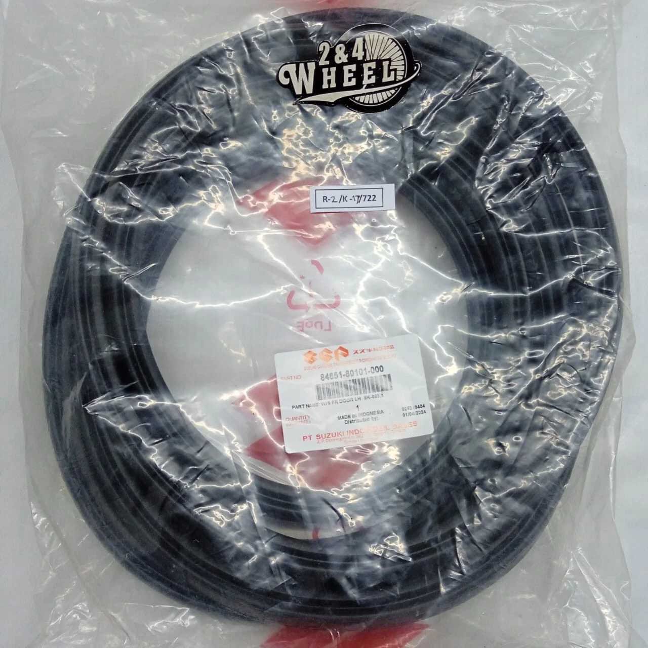 Fits Suzuki SJ410 SJ413 Samurai Weatherstrip Front Door Rubber Seal Pair Lh/Rh - Image 4